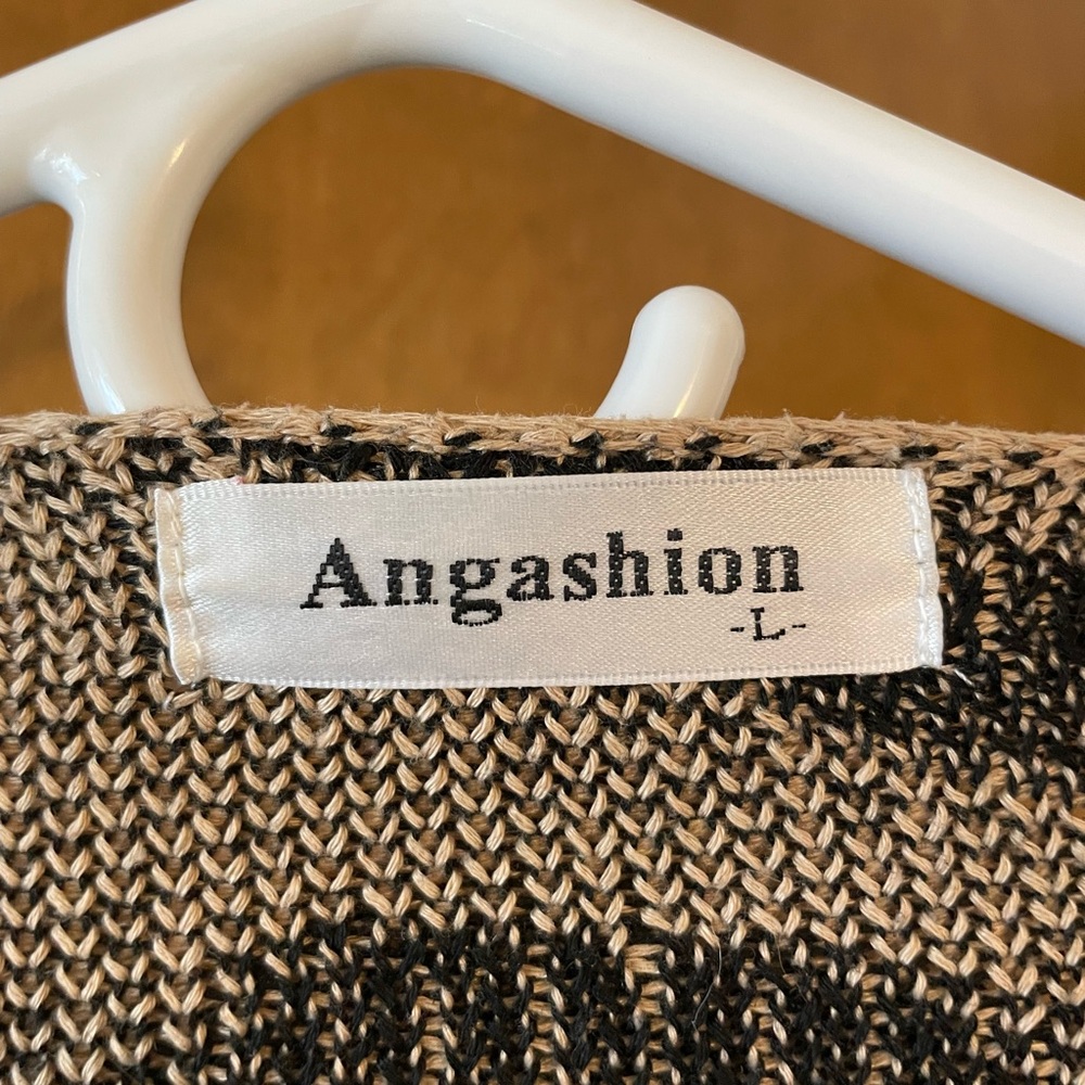 Leopard print long cardigan